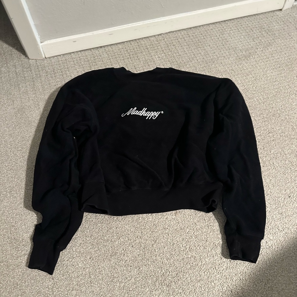 Mad happy Crop Sweatshirt